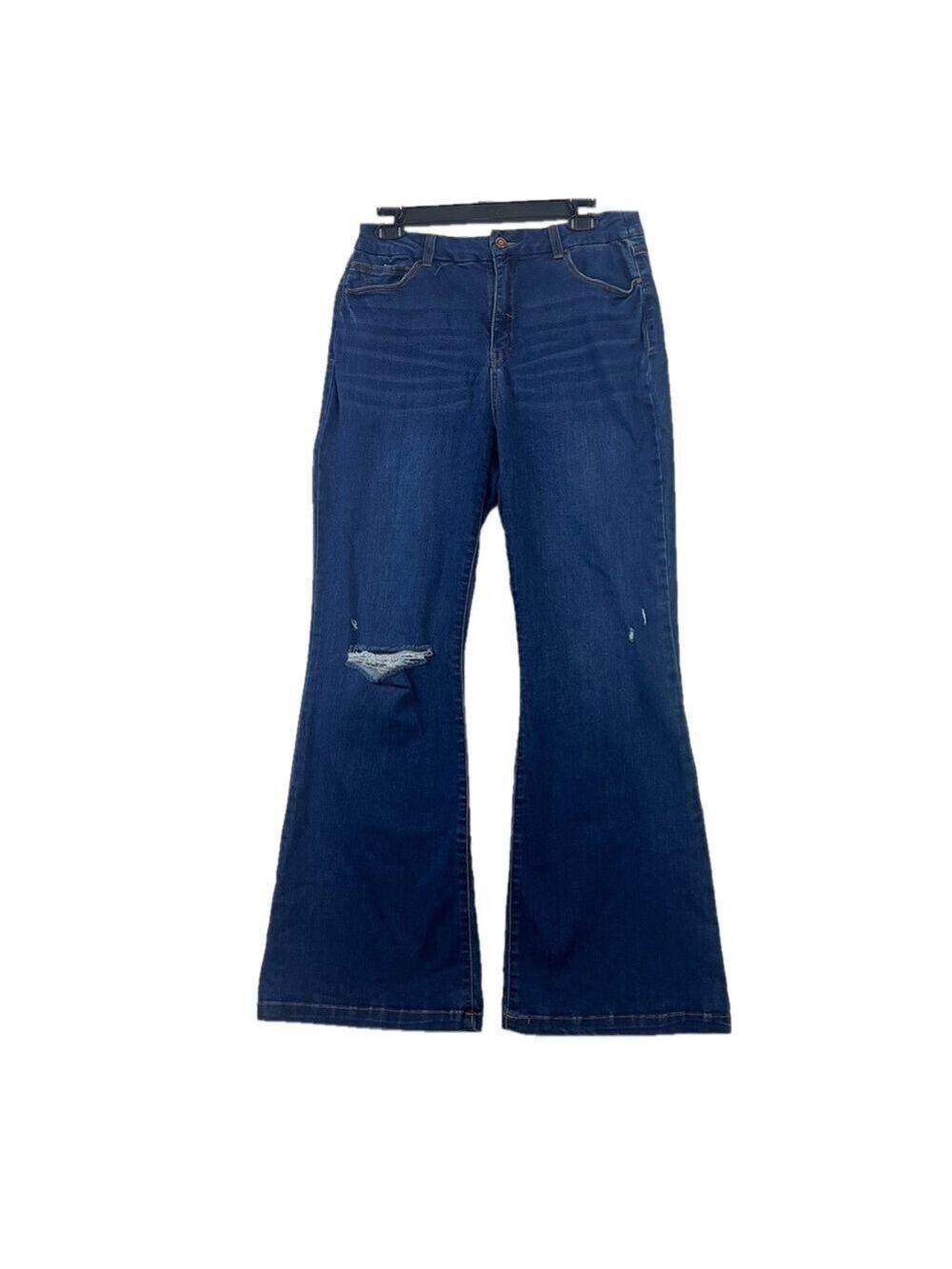Sincerely Jules Flare Leg Jeans Sz 13/31 Dark Wash High Rise Blue Women’s